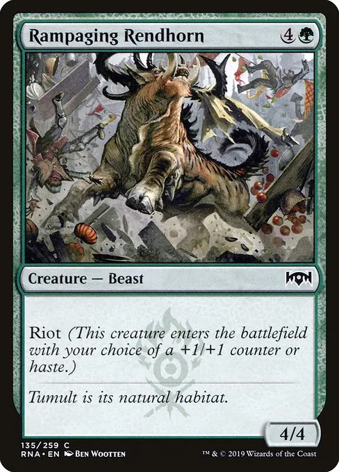 Rampaging Rendhorn · Ravnica Allegiance 135/273