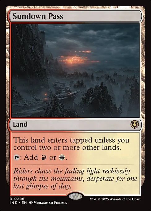 Sundown Pass · Innistrad Remastered 286/495