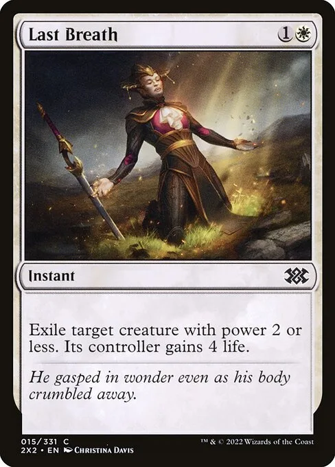 Last Breath · Double Masters 2022 15/579