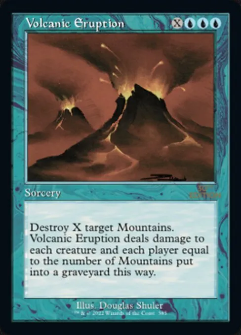 Volcanic Eruption · 30th Anniversary Edition 385/594