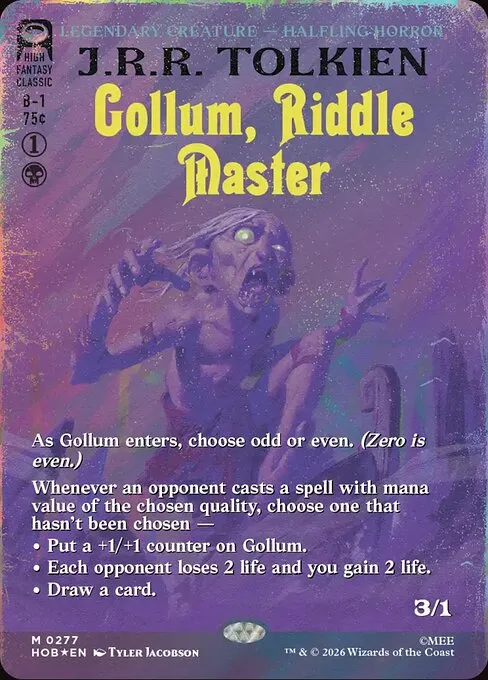 Gollum, Riddle Master · The Hobbit 277/39