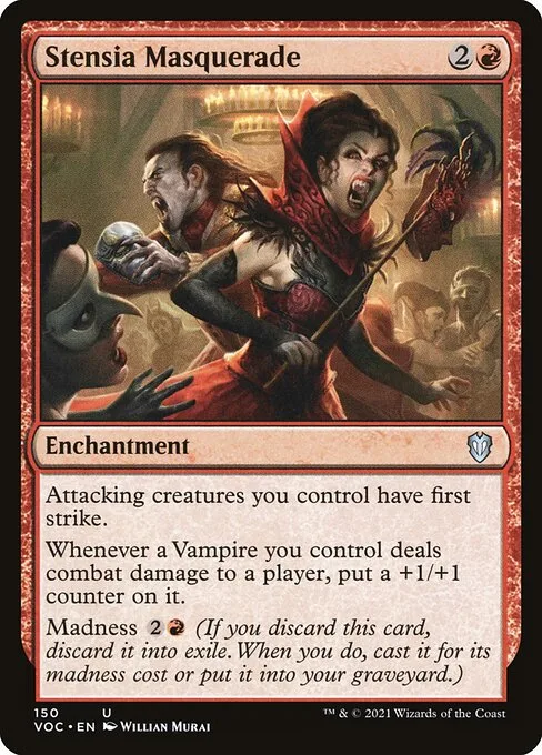 Stensia Masquerade · Crimson Vow Commander 150/188