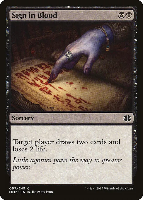 Sign in Blood · Modern Masters 2015 97/249