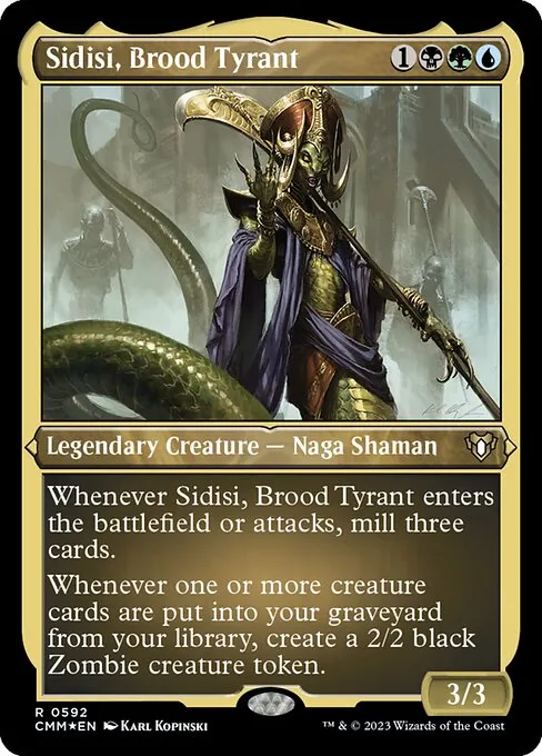 Sidisi, Brood Tyrant · Commander Masters 592/1067