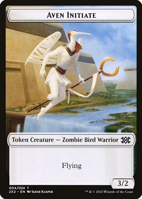 Aven Initiate · Double Masters 2022 Tokens 4/24