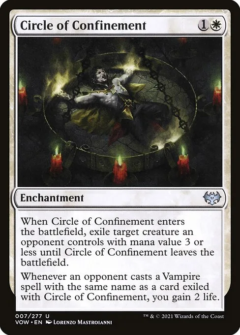 Circle of Confinement · Innistrad: Crimson Vow 7/423