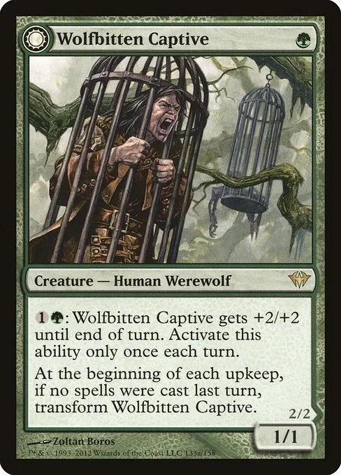Wolfbitten Captive // Krallenhorde Killer · Dark Ascension 133/158