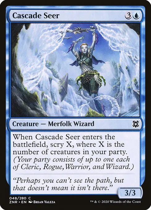 Cascade Seer · Zendikar Rising 48/407