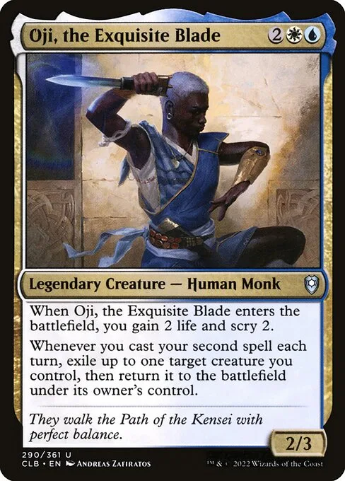 Oji, the Exquisite Blade · Commander Legends: Battle for Baldur's Gate 290/936
