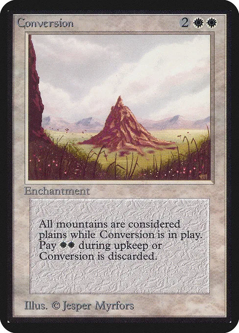 Conversion · Limited Edition Alpha 15/295