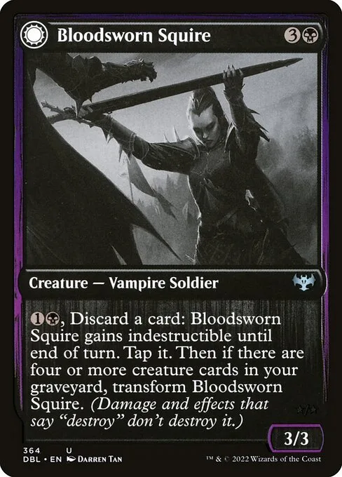Bloodsworn Squire // Bloodsworn Knight · Innistrad: Double Feature 364/535