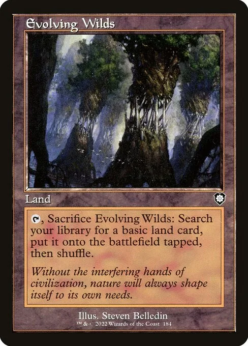 Evolving Wilds · The Brothers' War Commander 184/209