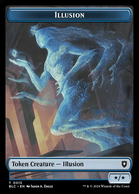Illusion · Bloomburrow Commander Tokens 13/41