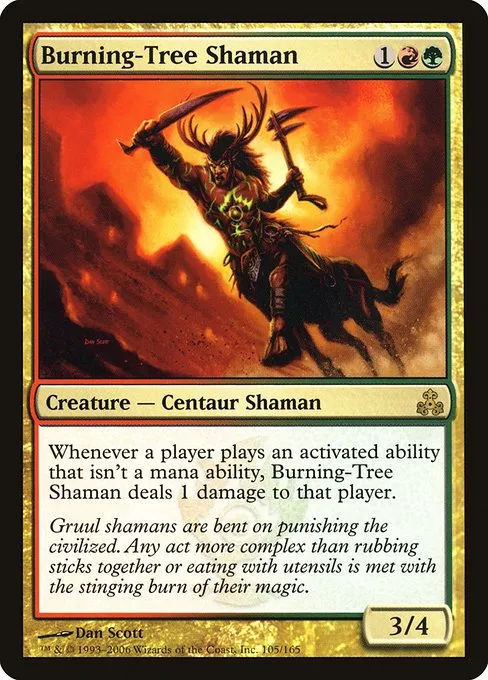 Burning-Tree Shaman · Guildpact 105/167