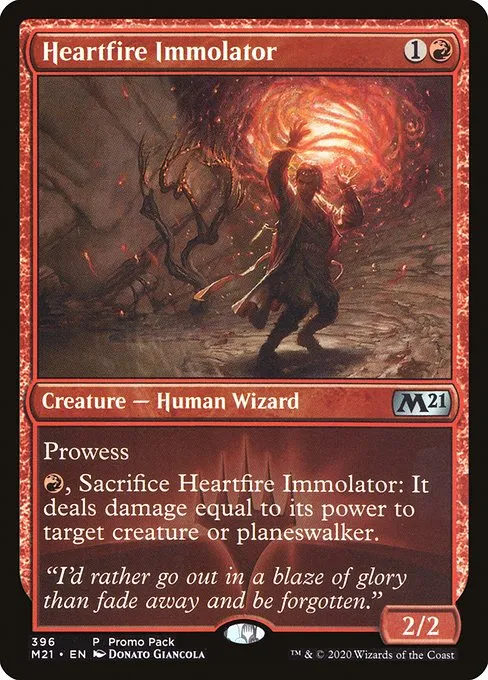 Heartfire Immolator · Core Set 2021 396/397