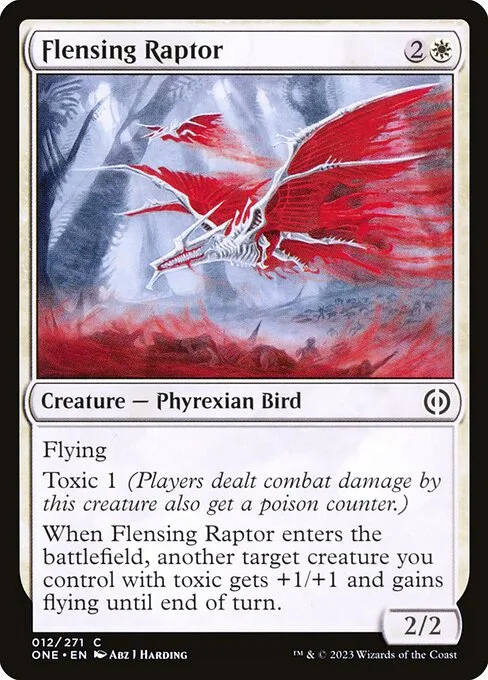 Flensing Raptor · Phyrexia: All Will Be One 12/479