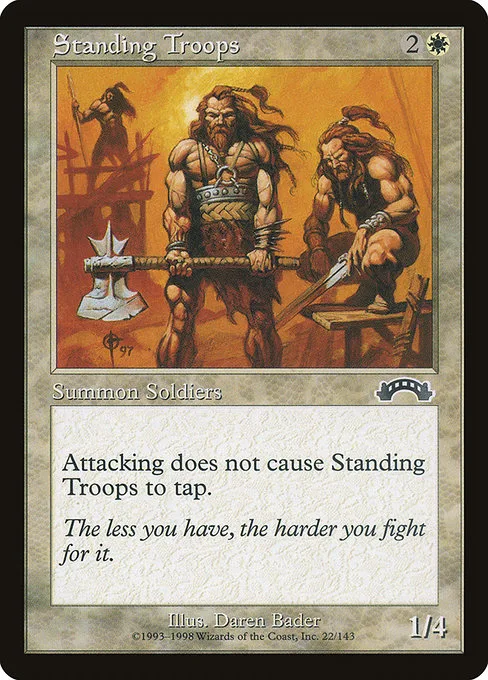 Standing Troops · Exodus 22/143