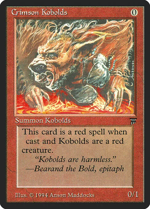 Crimson Kobolds · Legends 139/310
