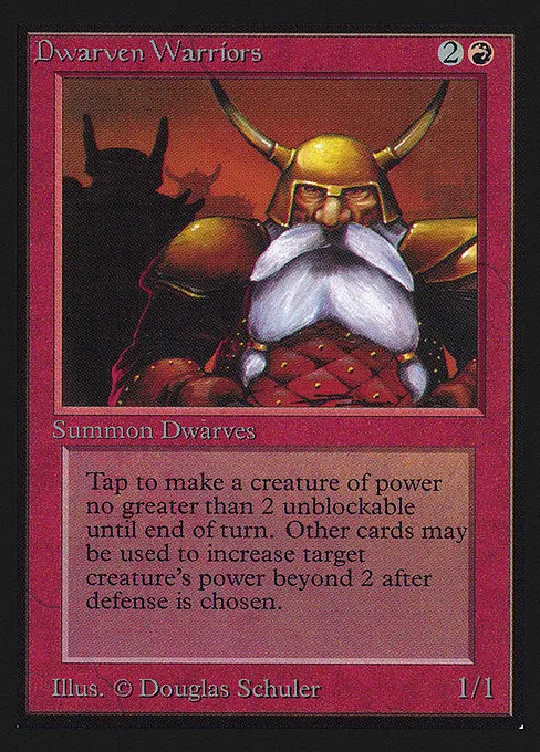 Dwarven Warriors · Intl. Collectors' Edition 144/302