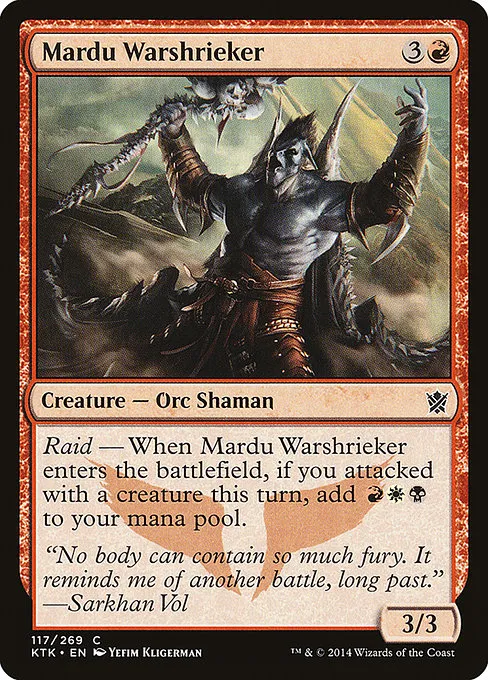 Mardu Warshrieker · Khans of Tarkir 117/293