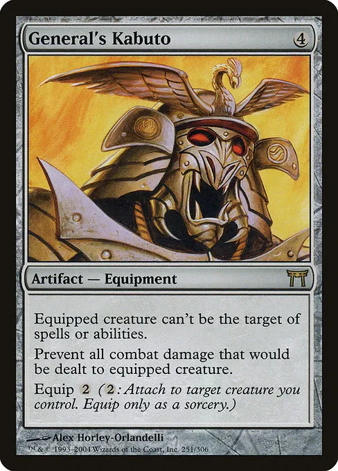 General's Kabuto · Champions of Kamigawa 251/307