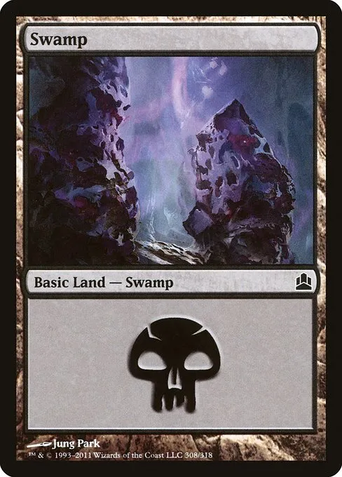 Swamp · Commander 2011 308/318