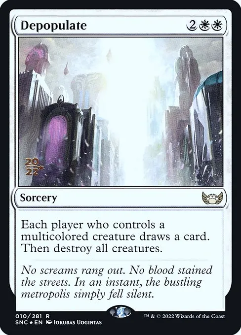 Depopulate · Streets of New Capenna Promos 10s/161