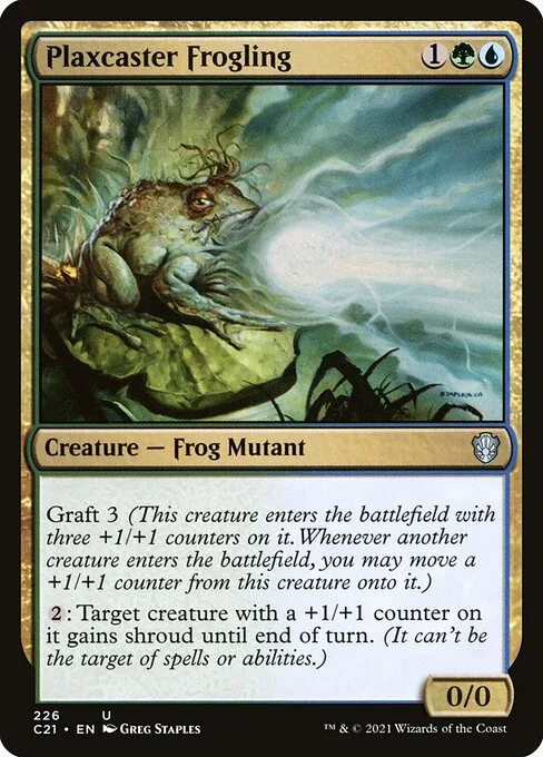 Plaxcaster Frogling · Commander 2021 226/409