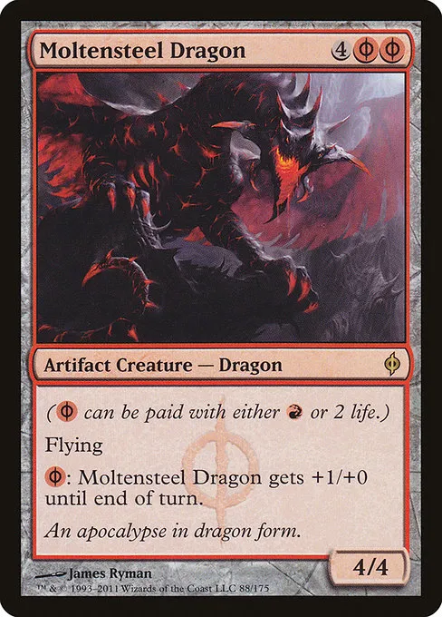Moltensteel Dragon · New Phyrexia 88/175