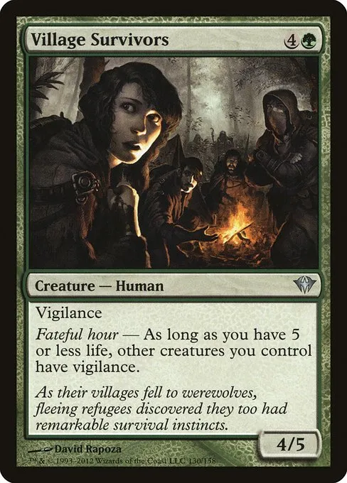 Village Survivors · Dark Ascension 130/158