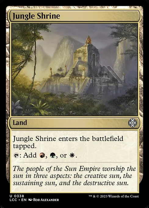 Jungle Shrine · The Lost Caverns of Ixalan Commander 338/370
