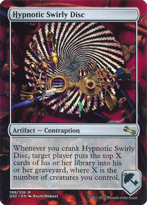 Hypnotic Swirly Disc · Unstable 189/268