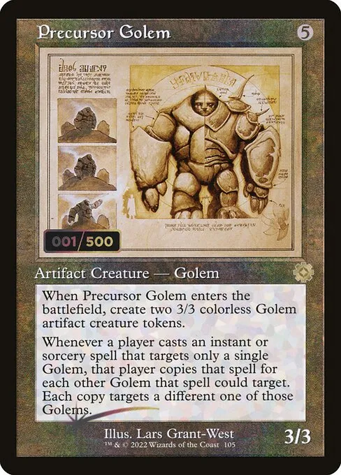 Precursor Golem · The Brothers' War Retro Artifacts 105z/189