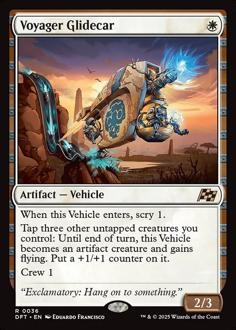 Voyager Glidecar · Aetherdrift 36/553