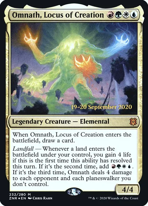 Omnath, Locus of Creation · Zendikar Rising Promos 232s/153