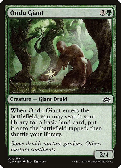 Ondu Giant · Planechase Anthology 71/156
