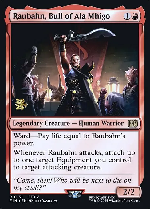 Raubahn, Bull of Ala Mhigo · Final Fantasy Promos 151s/94