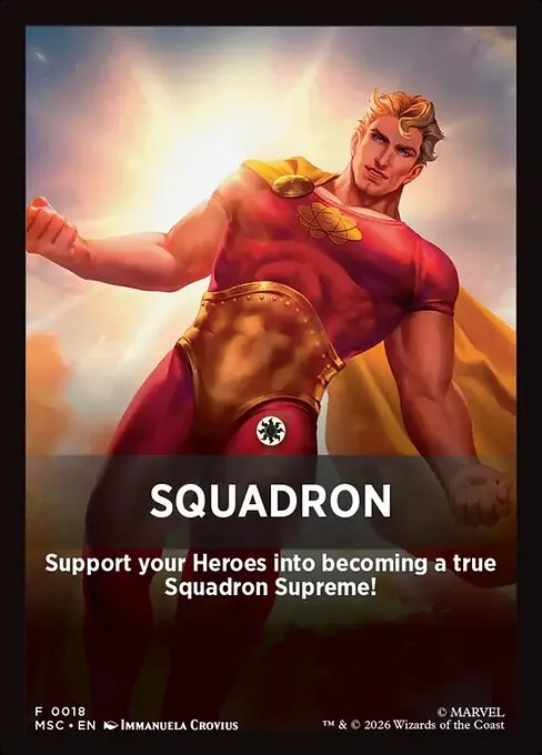 Squadron · Marvel Super Heroes Jumpstart Front Cards 18/61
