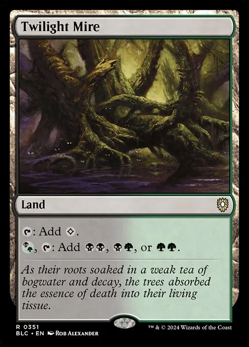 Twilight Mire · Bloomburrow Commander 351/356