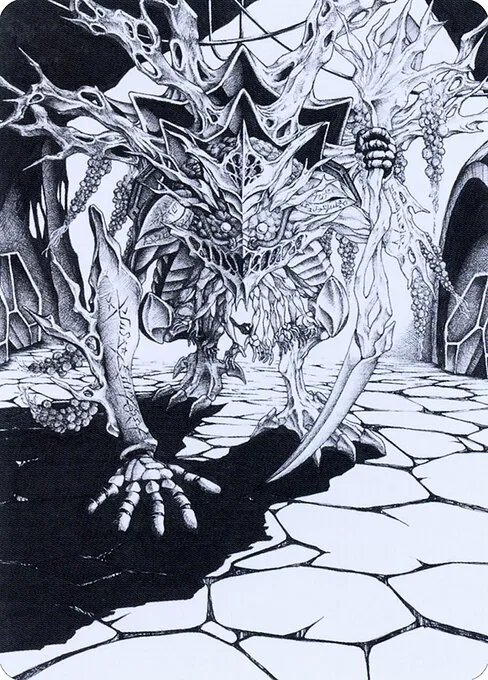 Thrun, Breaker of Silence // Thrun, Breaker of Silence · Phyrexia: All Will Be One Art Series 76/81