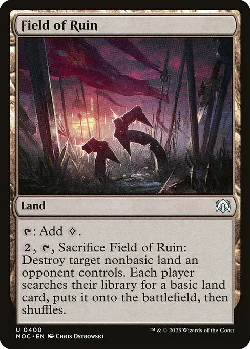 Field of Ruin · March of the Machine Commander 400/450