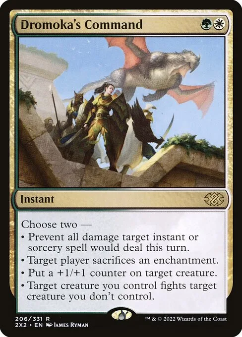 Dromoka's Command · Double Masters 2022 206/579