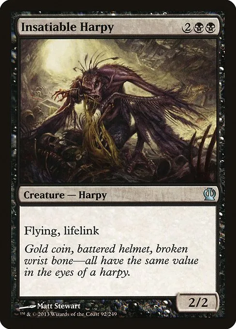 Insatiable Harpy · Theros 92/249