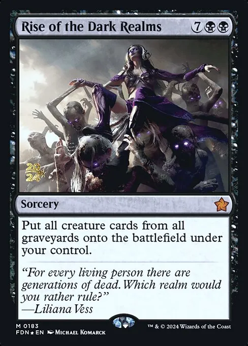 Rise of the Dark Realms · Foundations Promos 183s/106
