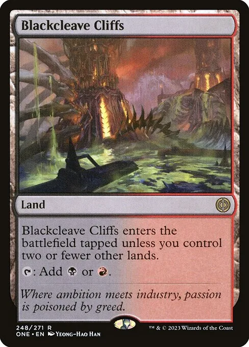 Blackcleave Cliffs · Phyrexia: All Will Be One 248/479