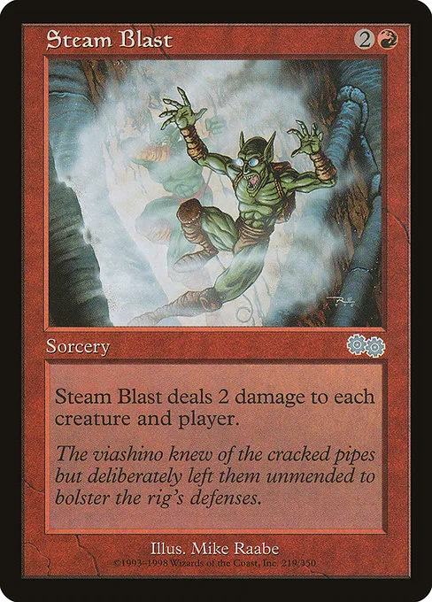 Steam Blast · Urza's Saga 219/357