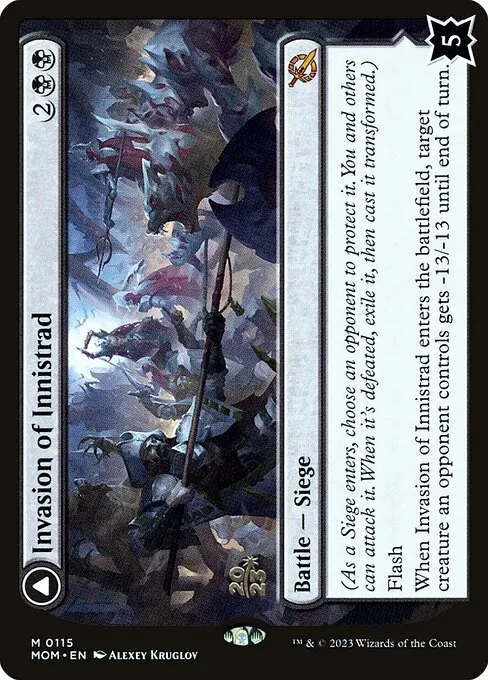 Invasion of Innistrad // Deluge of the Dead · March of the Machine Promos 115s/144
