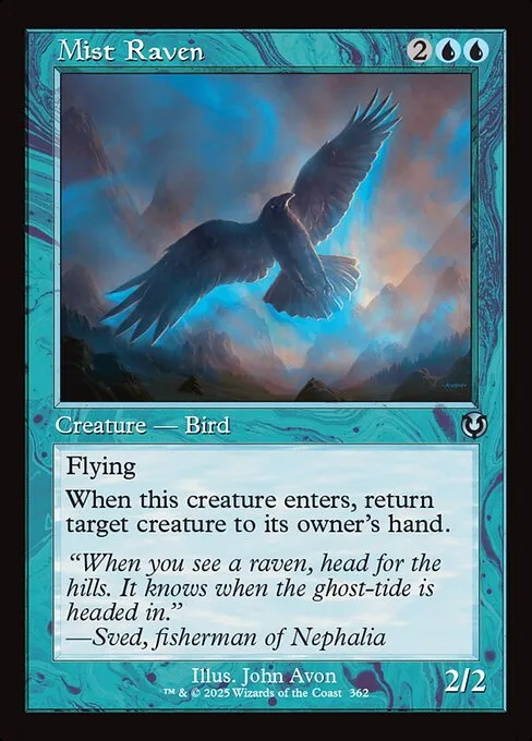 Mist Raven · Innistrad Remastered 362/495