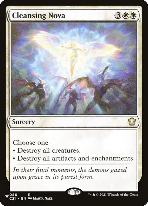 Cleansing Nova · The List C21-86/5050