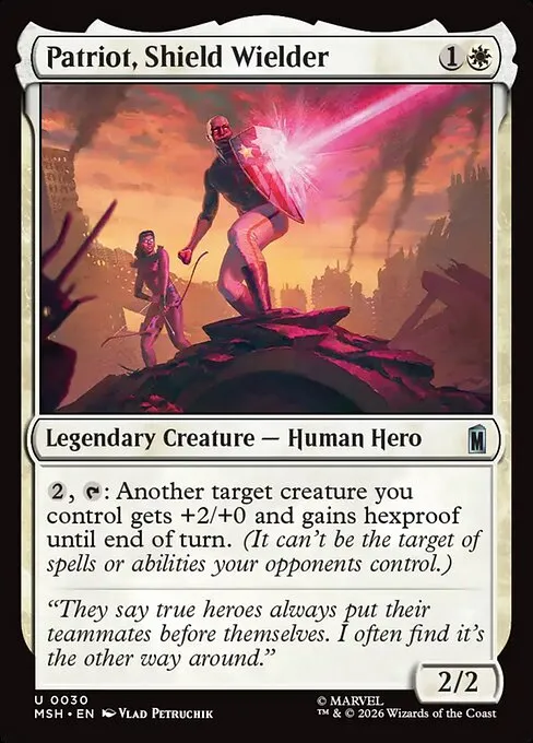 Patriot, Shield Wielder · Marvel Super Heroes 30/24